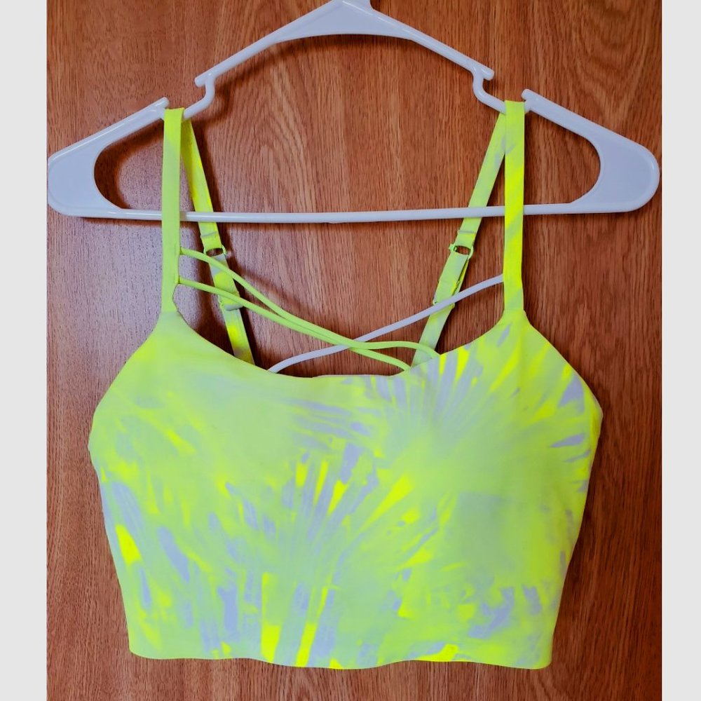 New Balance strappy longline cropped sports bra M
